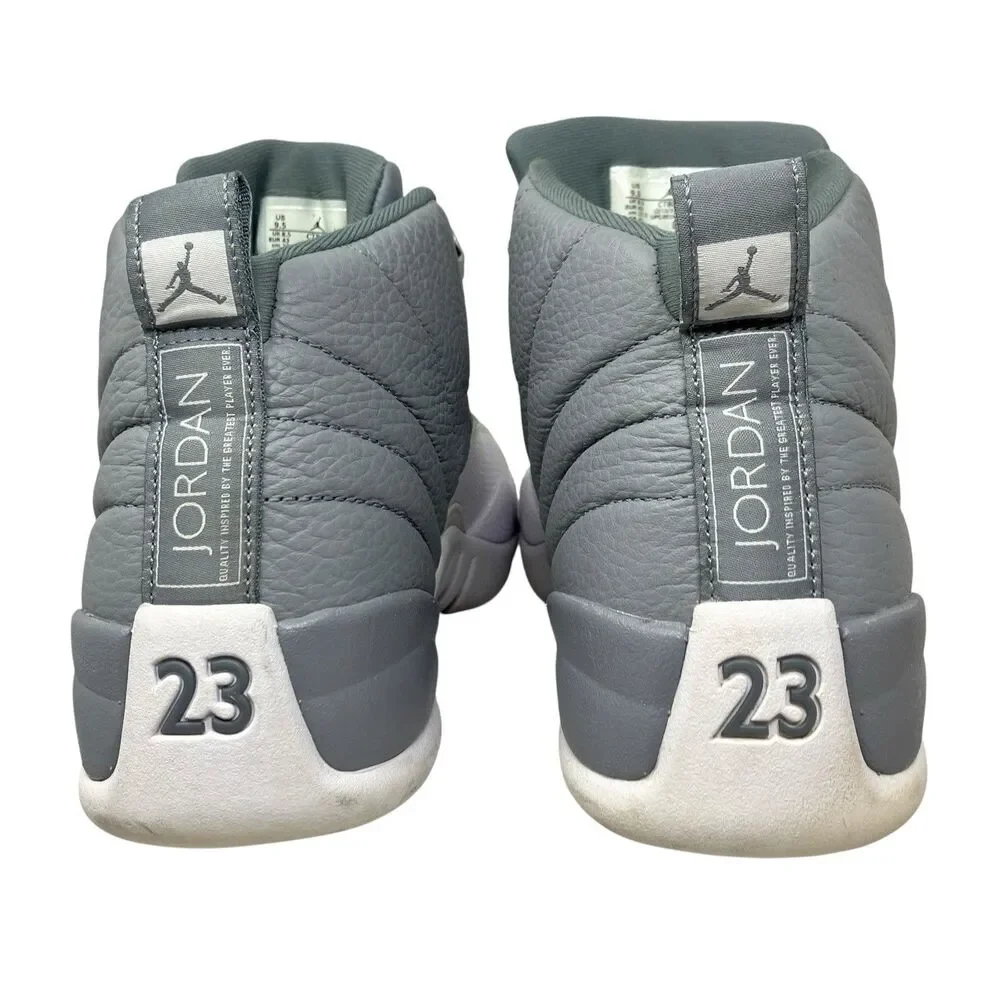 Nike Air Jordan 12 Sneakers Mens 9.5 Gray Retro Stealth Basketball CT8013-015